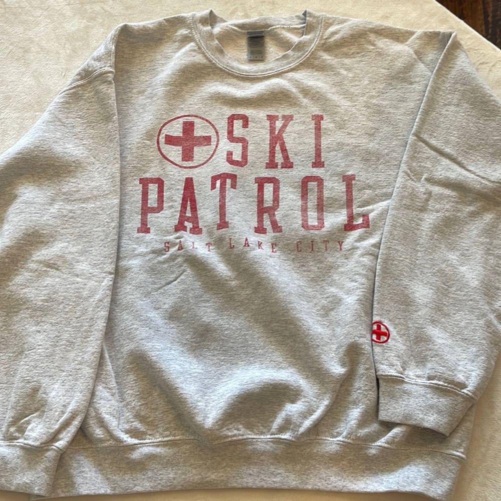 ski patrol crewneck